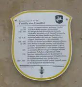 Erinnerungstafel in der Postgasse in Wurzen