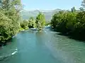 Der Gave de Pau bei Ayros-Arbouix