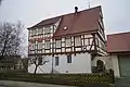 Pfarrhaus auf den Grundmauern der alten Burg