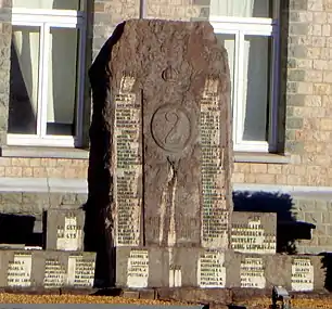 Gedenkstätte für die Opfer des 1. und 2. Weltkrieges