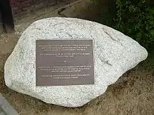 Gedenkstein für die am 7. Februar 2005 ermordete Hatun Sürücü