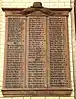 Gedenktafel 1916–1918