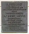 Gedenktafel in der Luisenstraße 57 in Berlin-Mitte