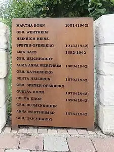 Gedenktafel 8