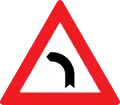2b: Gefährliche Kurve (Linkskurve)