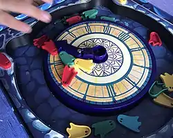 Spielmaterial für Geisteruhr