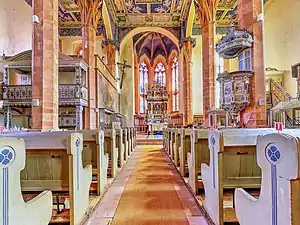 Innenansicht zum Altar