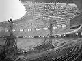 Das Stadion während des Baus 1962