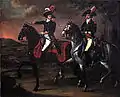 Johann Friedrich Dryander: Portrait du général Jourdan et de son adjudant