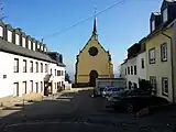 Kirche St.&nbsp;Markus auf dem Markusberg von Westen