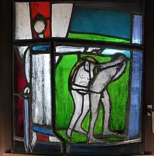 Fridolinsheim, Birsfelden. Glasmalerei von Georg Matt (1918–1998)
