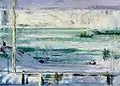 George Bellows: Snow-Capped River