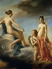Amor fleht Venus an, sich bei Psyche zu entschuldigen1827Georges Rouget