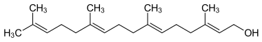 Strukturformel von Geranylgeraniol