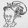 Karikatur von Arpad Schmidhammer (um 1900)