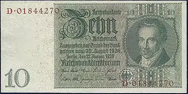 10-Reichsmark-Schein von 1929