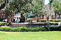 Orleans Square mit Gedenkbrunnen für die deutschen Einwanderer