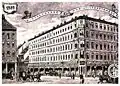 Ansicht Ecke Mariahilfer Straße / Kirchengasse (1889)