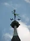 Wetterfahne auf der Kirche Gernstedt