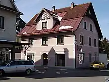1910 Geschäftshaus Baldauf, heute Post-Apotheke
