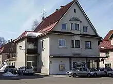 1910 Geschäftshaus Stadelmann, später Feinkost Betzler, heute Getränkemarkt
