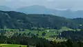 Schweineburg: Blick zum Hochgrat