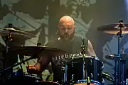 Schlagzeuger David St. Pierre