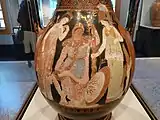 Attischer Krug mit dem Urteil des Paris, um 360 v.&nbsp;Chr. (J. Paul Getty Museum, Malibu)