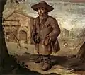 Zwerg, 1720er Jahre, Öl auf Leinwand, 130 × 180 cm, Privatsammlung