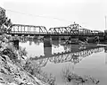 Die Gianella Bridge, gelistet im NRHP Nr. 82004614 über dem Sacramento River