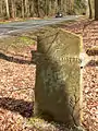 Steinerner Hinweis zum Giebichenstein