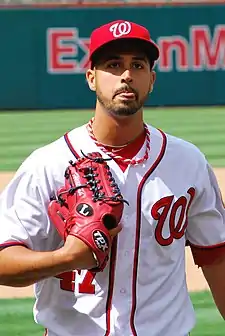González im Trikot der Washington Nationals (2012)