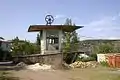 Seilbahnbergstation in Tschiatura in Georgien