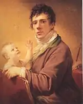 Johann Baptist Lampi der Jüngere mit Sohn (ca.&nbsp;1810), Innsbruck.
