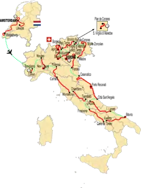 Karte 93. Giro d’Italia