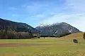 Reißkofel (Mitte) und Sattelnock (rechts) vom Gitschtal aus