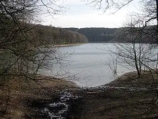Die Glörtalsperre zwischen Breckerfeld, Halver und Schalksmühle