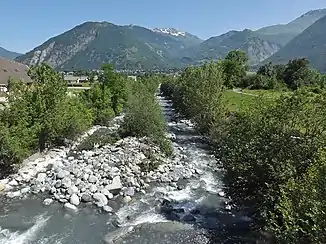 Der Fluss Glandon