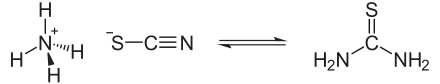Gleichgewicht Ammoniumthiocyanat – Thioharnstoff
