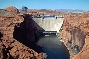 Die Glen-Canyon-Staumauer