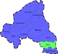Lage von Orłów in der Gemeinde