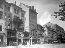 Theaterpassage, Zur Melone, Hotel Schwarzes Bret, Meißner und Preußisches Haus,Goethestraße 2–6