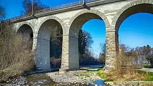 Eisenbahnviadukt von 1856 in Goldach