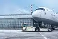 Goldhofer Phoenix E beim Pushback