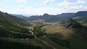 Blick auf den Gorchi-Tereldsch-Nationalpark