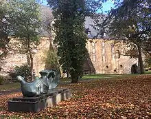 Goslarer Krieger im Pfalzgarten der Kaiserpfalz Goslar