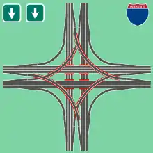Gotisches Autobahnkreuz