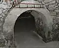 Frühgotischer Rundbogen im Rathauskeller
