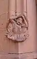 Dämonenfigur am Hauptportal des Speyerer Domes