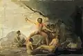 Der Kadaver des Jesuiten Brebeuf, Francisco de Goya.
